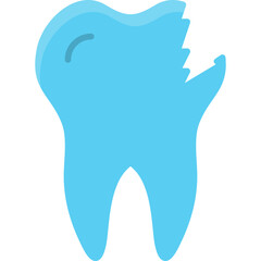 Sticker - Broken Tooth Icon