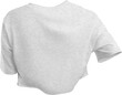 © olegphotor - Heather crop top mockup, no body, png, canvas bella, back