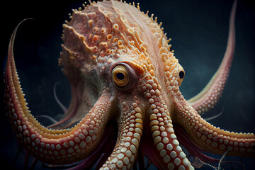 Wall Mural - Reptilian Octopus