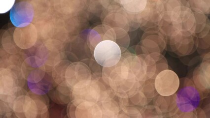 Wall Mural - blurred night christmas background footage.