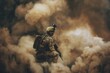 © Meysam Azarneshin - Swat forces between smoke and gas in battle field