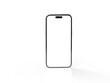 © vegefox.com - Smartphone frame less blank screen. Mockup generic device.