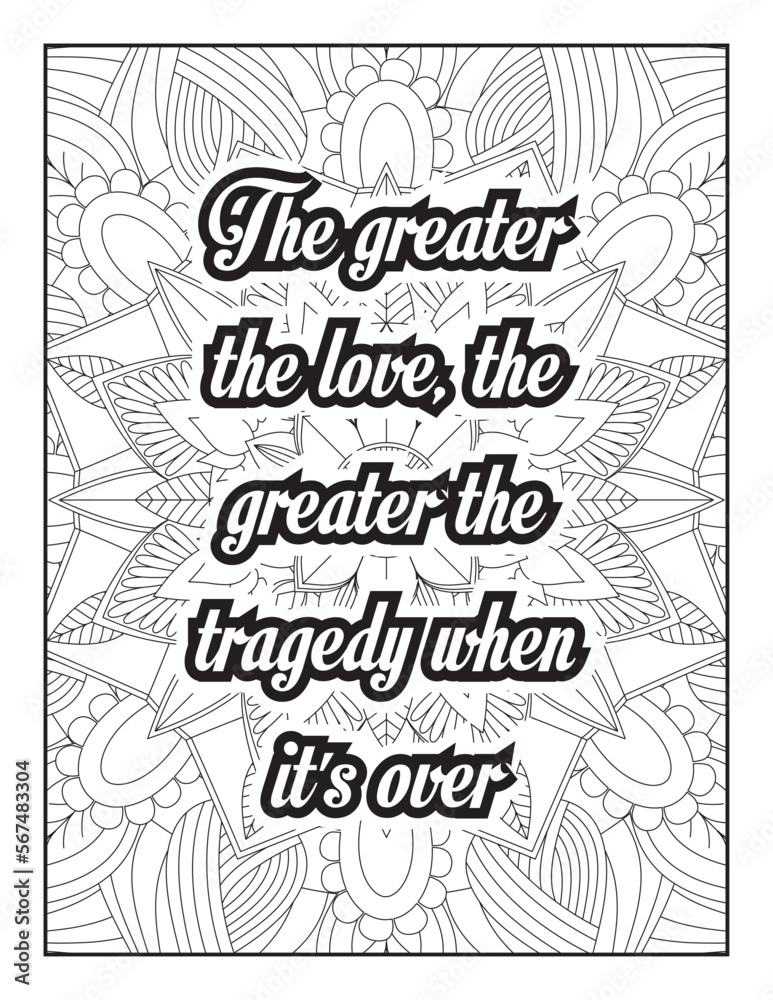 Love Quotes. motivational quotes coloring pages design .inspirational ...