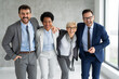 © Novak - Portrait of happy business people in office