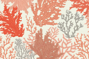  Background with pink corals.