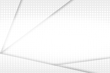 Aufkleber - halftone wave white and grey abstract background  use for illustration business design and technology