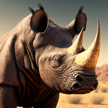 The Endangered Black Rhinoceros