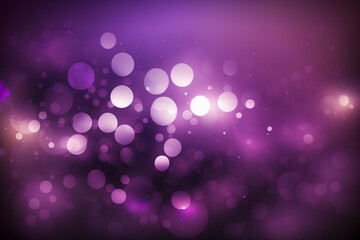 Wall Mural - abstract glowing circles on a colorful background. Generative AI.