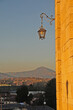 Franciacorta dal Santuario di Santo Stefano al Montorfano di Rovato al tramonto (Brescia)	