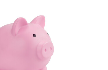 Wall Mural - Close up pink piggy bank