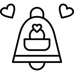 Sticker - Wedding Bells Icon