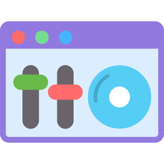 Sticker - Dj Mixer Icon