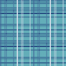 Seamless Tartan Plaid Pattern In Blue And Green Mint And Indigo Color