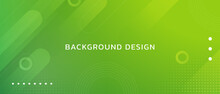 Abstract Minimal Background With Green Gradient. Modern Halftone Textured Backdrop For Banners And Business Templates