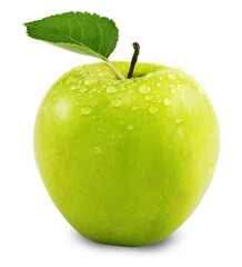 Poster - Granny Smith sour apple isolated