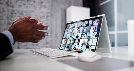 Poster - Video Conferencing In Office
