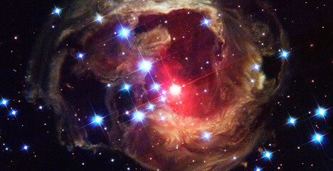 Wall Mural - deep space and galaxy nebulae, stars outside our solar system, wondering through the cosmos astronon