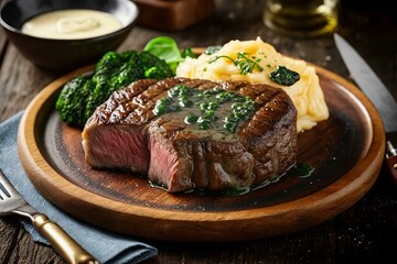 Wall Mural - Sizzling Steak