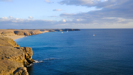 Wall Mural - Lanzarote Island in the Atlantic Ocean