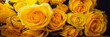 Yellow rose,Full frame shot of a bouquet of yellow roses