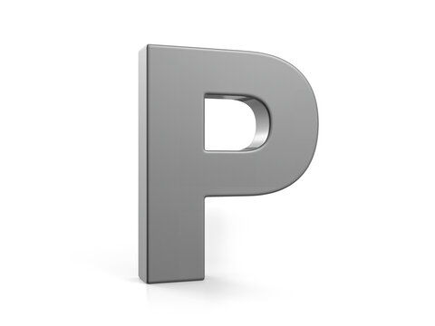 Car paint letter P