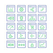 © GraphicsStcocks - Set of Colorful SEO web UI icon vector illustration
