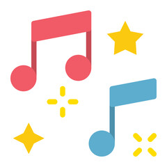 music flat icon