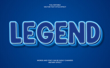 Wall Mural - legend text effect