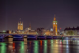 Fototapeta Big Ben - Big Ben Clock Tower and Parliament house at city of westminster, London England UK