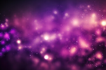 Sticker - Blurry purple night sky. Small stars, astronomy concept, spiritual mood, abstract wallpaper, gradient colors. No selective focus, defocused background. Generative AI