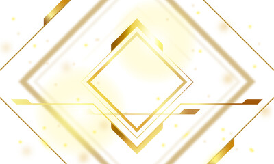 Canvas Print - abstract golden luxury frame