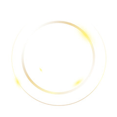 Poster - abstract golden circle element