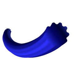 Poster - fluid design element in blue gradient