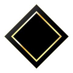 Poster - frame on black with luxury border