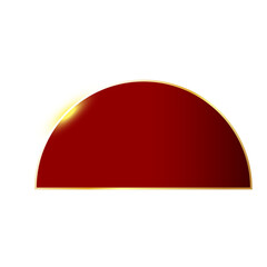 Poster - round with golden light