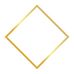 Poster - simple golden frame element