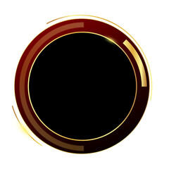 Poster - Round shape with luxury ornament for copy space