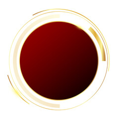 Poster - Luxury round shape for copy space