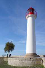 Wall Mural - Lighthouse of the Saint-Martin-de-Ré village