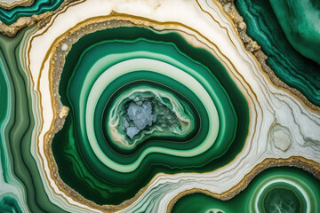 Wall Mural - Mineral Stone background with Green Onyx marble texture. Generative AI