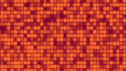 Poster - Abstract dot orange color pattern gradient texture technology background.