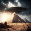 ufo on pyramids of giza