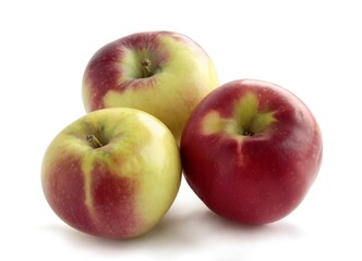Wall Mural - tasty,sweet colorful apples close up isolated