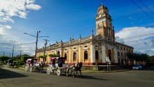 Iglesia Xalteva - A Post-colonial Church In The City Of Granada, Nicaragua.