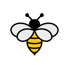 Wall Mural - bee vector logo