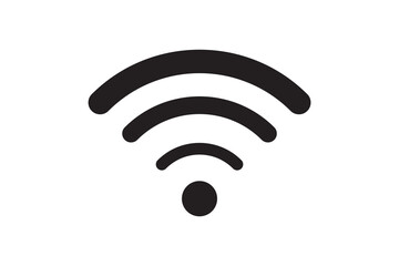 Poster - Wi Fi symbol signal connection. Vector wireless internet technology sign. Wifi network communication icon.