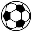 soccer ball icon illustration