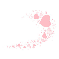 Wall Mural - doodle love valentine's background illustration