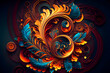 © EwaStudio - Abstract Colorful Background.  Generative AI.