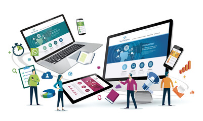Wall Mural - internet